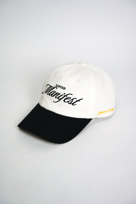 LM - Dreams To Reality Dad Hat / White~Black